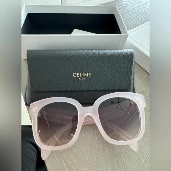 Celine Accessories - NEVER WORN Celine light pink sunglasses